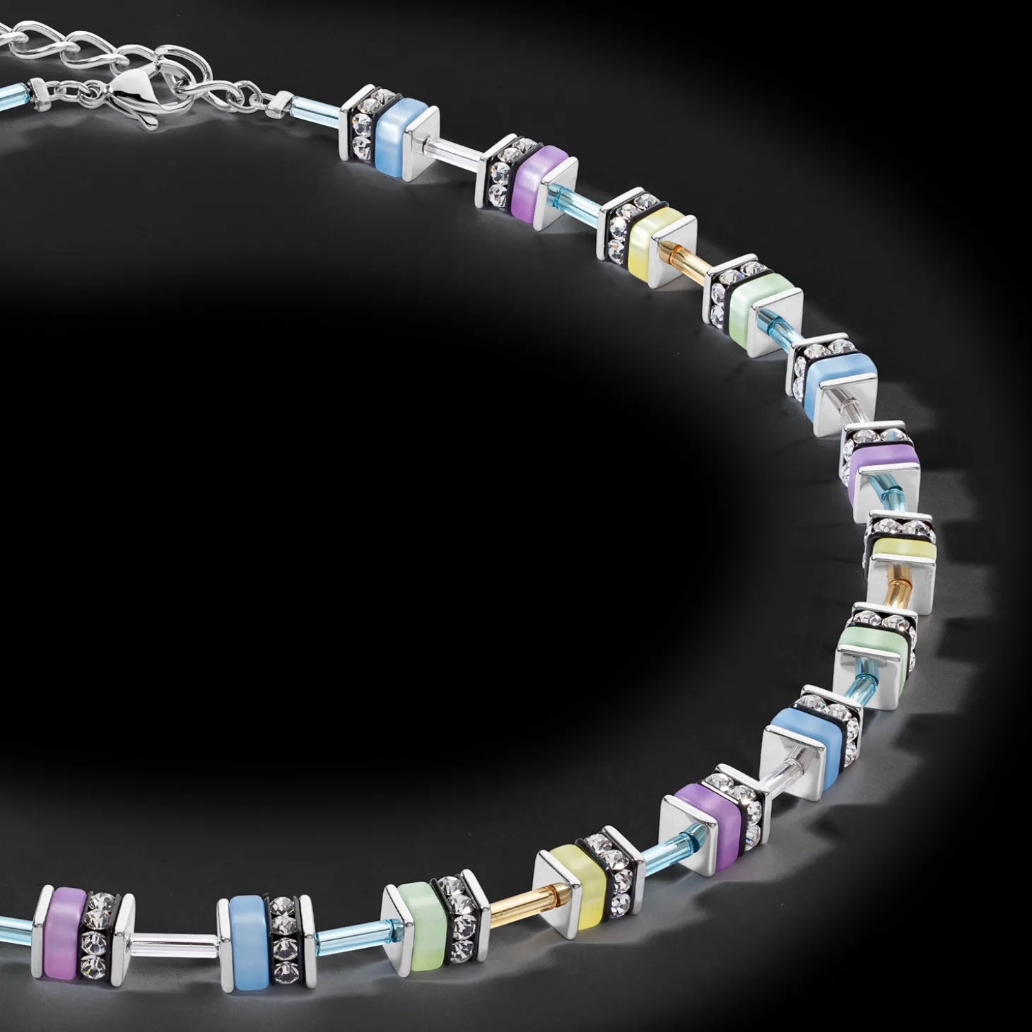 Sparkling Classic Pastel necklace multicolour