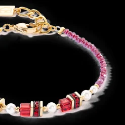 Sparkling Princess bracelet gold-red