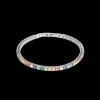 Tennis bracelet silver-multicolour