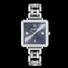 Watch Iconic Cube Sparkling Anthracite Attraction Statement Silver