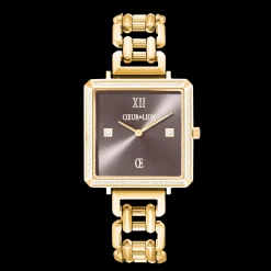 Watch Iconic Cube Sparkling Mystic Mocca Statement gold