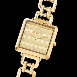 Watch Iconic Cube Spikes Statement Gold