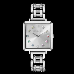 Watch Iconic Cube Statement Classic Rainbow silver