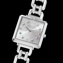 Watch Iconic Cube Statement Classic Rainbow silver