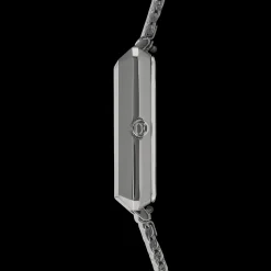 Watch Iconic Square Anthracite Mother-of-Pearl Milanese Stainless Steel Anthracite