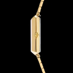 Watch Iconic Square Glamorous Green Stainless Steel Gold