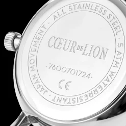 Watch Round Cool Grey Milanese Stainless Steel