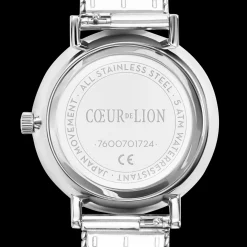Watch Round Cool Grey Milanese Stainless Steel