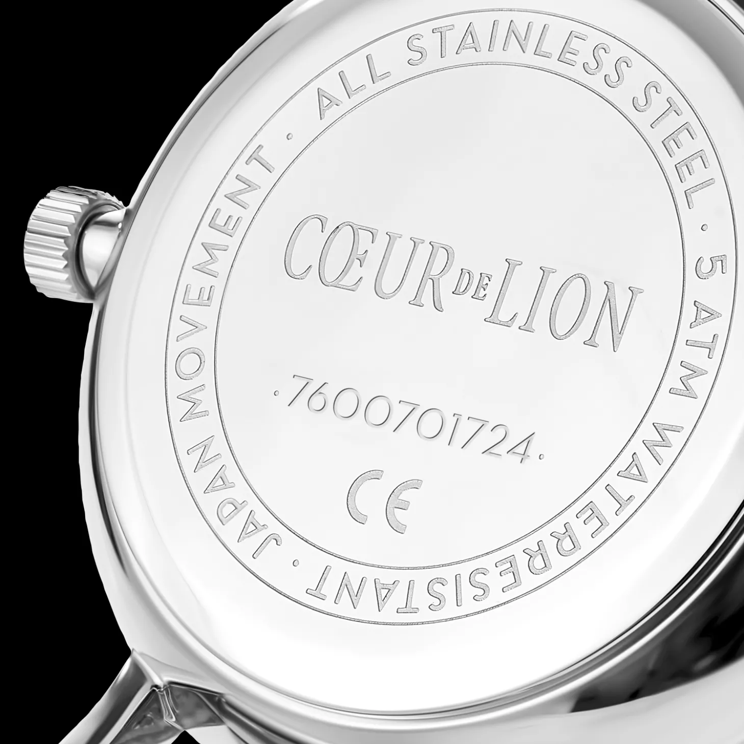 Watch Round Silver Sunray Milanese Stainless Steel