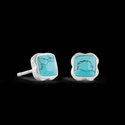 Birthstone December Earrings Turquoise Silver