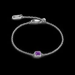 Birthstone February Bracelet Sugilite Silver
