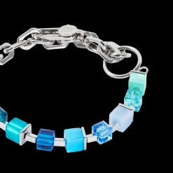 Bracelet Cube Fusion Charm Silver-Ocean