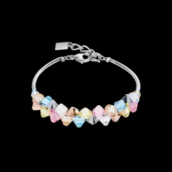 Bracelet Dancing Crystals silver-pastel