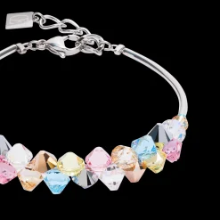 Bracelet Dancing Crystals silver-pastel