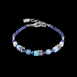 Bracelet Mini Cubes blue