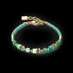 Bracelet Mini Cubes green