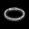 Bracelet Precious Cubes & Chain white-silver