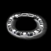 Bracelet Precious Cubes black-silver