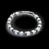 Bracelet Precious Cubes white-silver