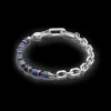 Bracelet Precious Fusion link chain blue-silver