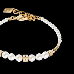 Bracelet Shimmering Princess Pearls gold-white