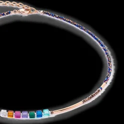 Cube Story Minimalistic Sparkling necklace Multicolour Autumn