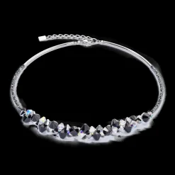 Dancing Crystals Update necklace silver-black
