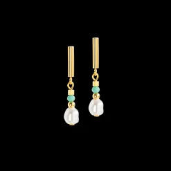 Earrings Lagoon Pearl gold-mint