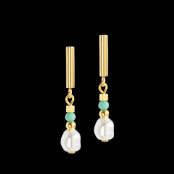 Earrings Lagoon Pearl gold-mint