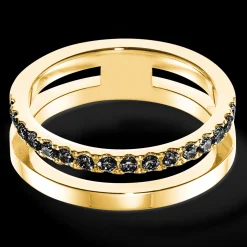 Eternal Unity Ring gold-black
