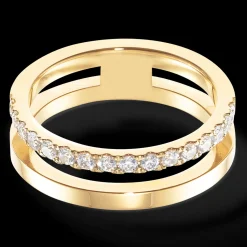 Eternal Unity Ring gold-crystal