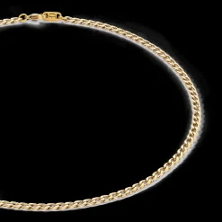 Extension chain 50 cm gold