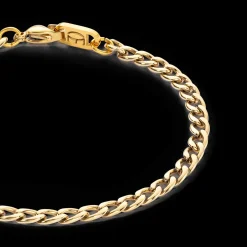 Extension chain 21 cm gold