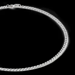 Extension chain 50 cm silver