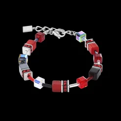 GeoCUBE® Bracelet red-haematite