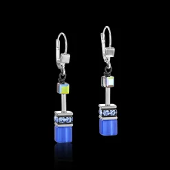 GeoCUBE® Earrings cobalt blue