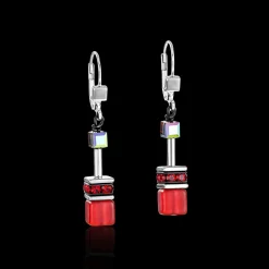 GeoCUBE® Earrings red