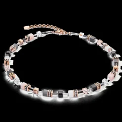 GeoCUBE® Iconic necklace rose gold soft