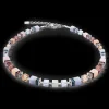 GeoCUBE® Precious Statement necklace silver-pastel