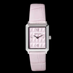 Gift Set Watch Iconic Spikes Rosé Silver & GeoCUBE® Iconic Precious bracelet pink-lilac