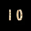 Hoop earrings Spikes 23 gold