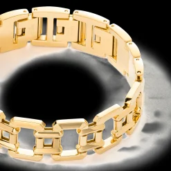 Jewellery bracelet stainless steel gold