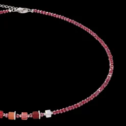 Joyful Colours Update Necklace silver-red