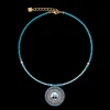 Necklace amulet Ocean Vibes turquoise gold
