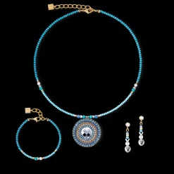 Necklace amulet Ocean Vibes turquoise gold