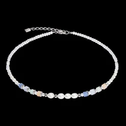 Necklace Cosmic Pearls soft silver