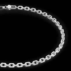 Necklace Cubes Fusion link chain black