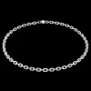 Necklace link chain silver