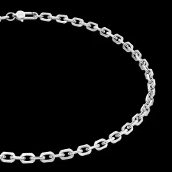 Necklace link chain silver