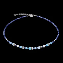 Necklace Mini Cubes blue